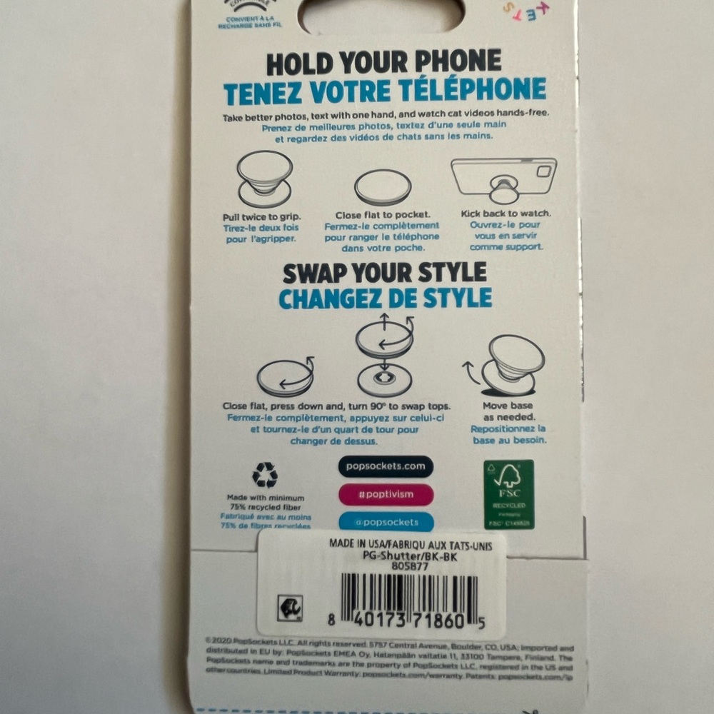 PopSocket PopGrip Shutter Camera Graphic - Picture 2 of 2